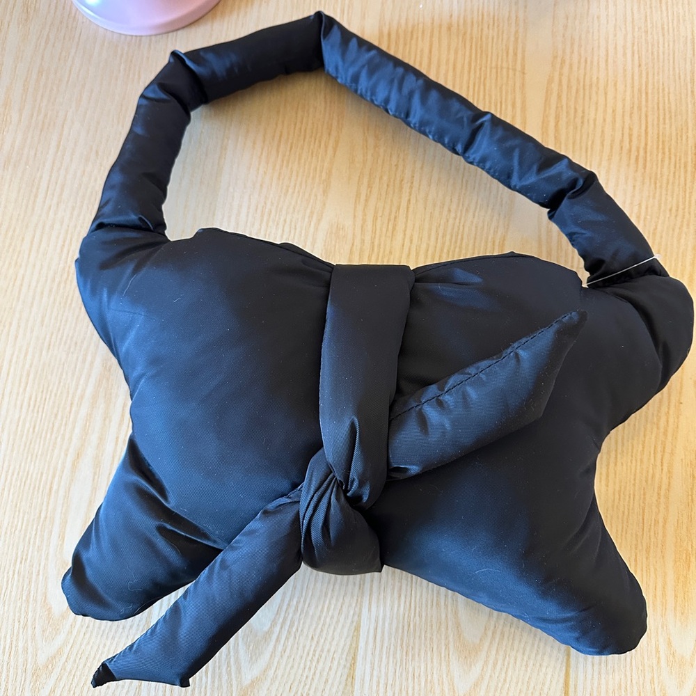 Anthropologie Black Puffer Women's Bag